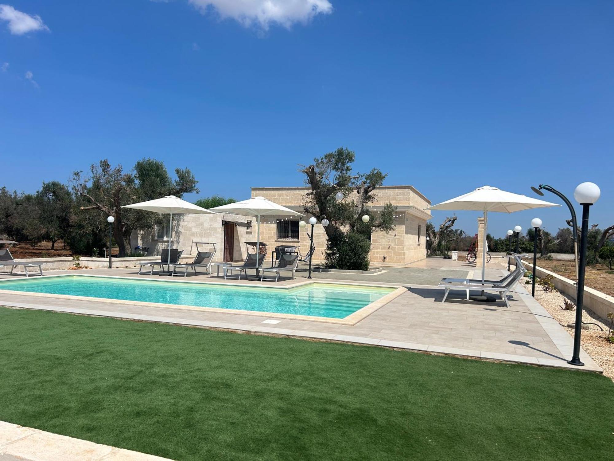 Villa Lara - Mit Separatem Extra Zimmer Mit Wc Und Dusche San Vito dei Normanni Eksteriør bilde